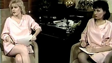 Kelly Nichols, Kristara Barrington, Blossom Lei in vintage fuck video